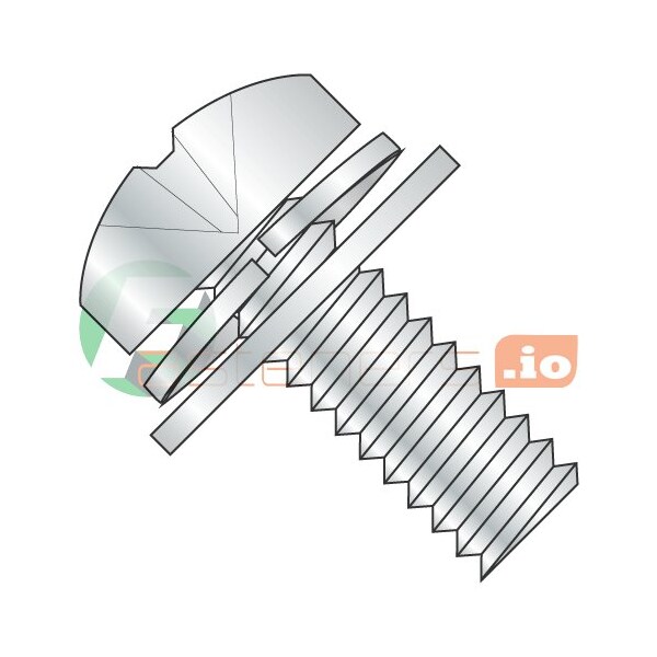 Newport Fasteners #4-40 x 3/8 in Phillips Pan Machine Screw, Zinc Plated Steel, 10000 PK 496229 - main